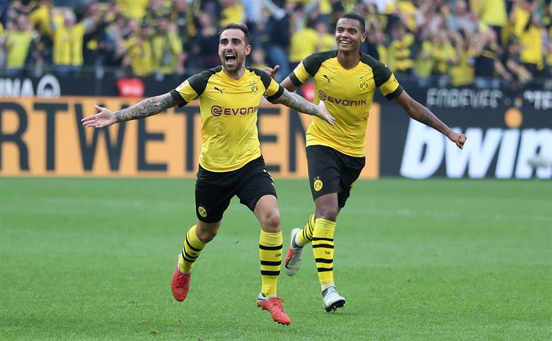 En este momento estás viendo Bundesliga: Paco Alcácer salvó al Dortmund, Bayer sigue de capa caida
