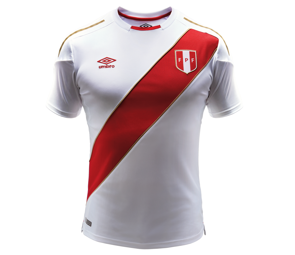 En este momento estás viendo Rusia 2018: Así luce la camiseta que usará Perú en el Mundial